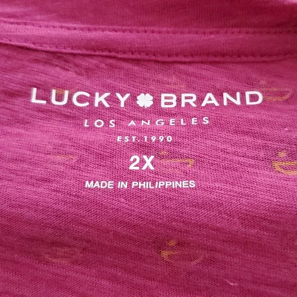 💙 4/$20 NEW Lucky Brand Bohemian Top - Picture 5 of 6